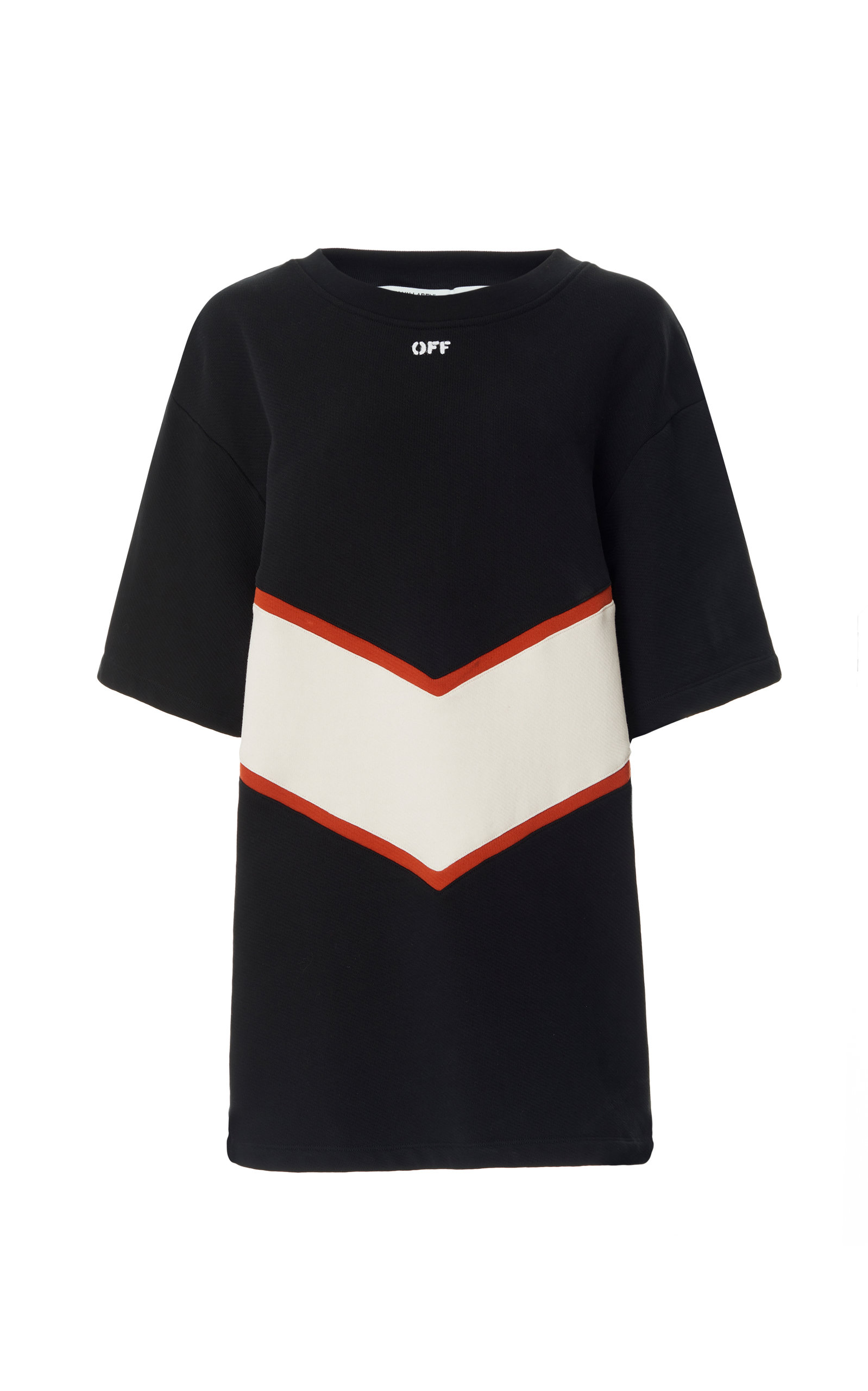off white sweatshirt dress