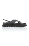 Off-white Industrial Belt Sandals In Black