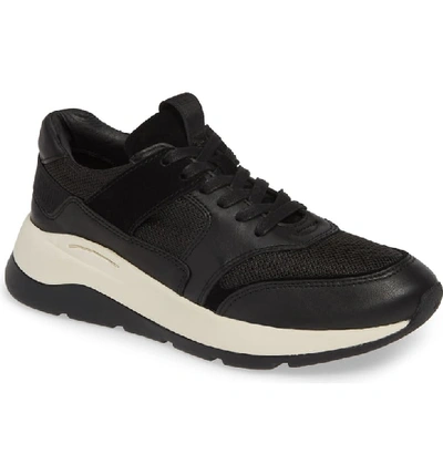 Frye Willow Low Lace-up Running Sneakers In Black