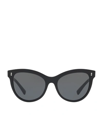 Valentino Acetate Rockstud Cat-eye Sunglasses In Black