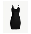 Commando V-neck Microfibre Slip Dress In Black