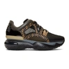 Fendi Monogram Runner Sneakers In F15v0 Black