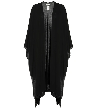 The Row Hern Wool And Cashmere Cape In Black