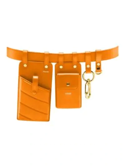 Fendi Utility Belt With Pockets In Papaya | ModeSens