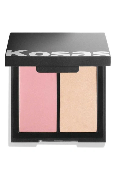 Kosas Colour & Light: Crème Cream Blush & Highlighter Duo 8th Muse .32 oz / 9 Ml/g