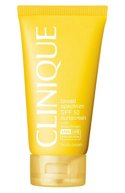 Clinique Broad Spectrum Spf 50 Sunscreen Body Cream 5 oz In Beige
