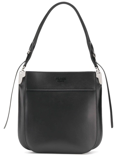 Prada Small Shoulder Bag - Black In Black