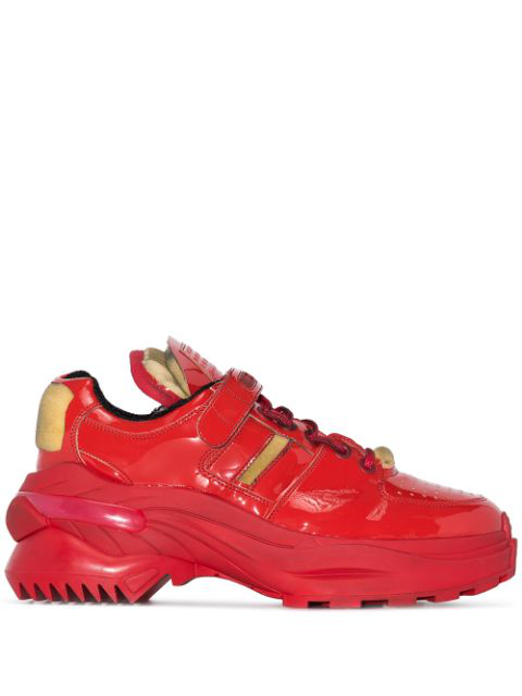 red low top maison margiela