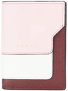 Marni Colour Block Wallet In Pink
