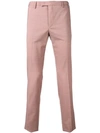 Pt01 Skinny Fit Trousers In Pink