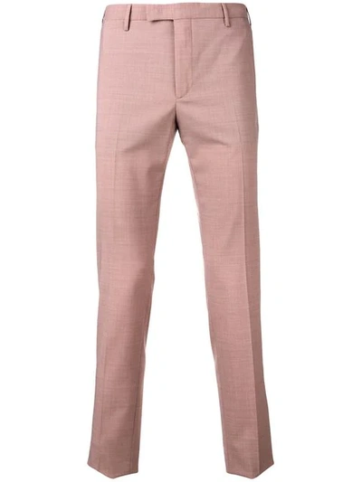 Pt01 Skinny Fit Trousers In Pink