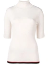 Cashmere In Love Shortsleeved Sweater In White