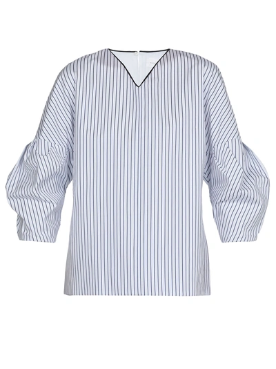 Victoria Victoria Beckham Mix Stripe Shirt In White