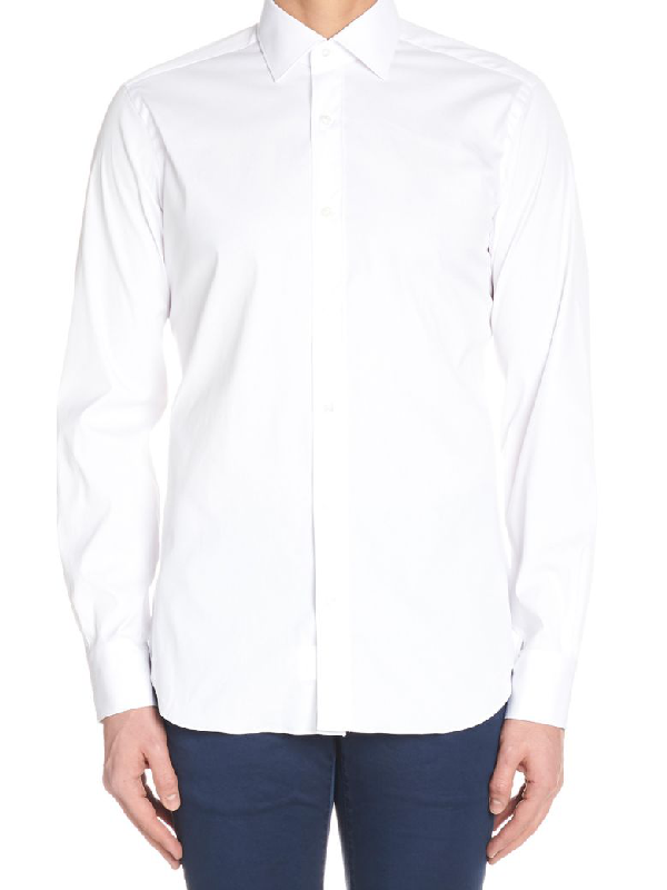 Barba Napoli Shirt In White | ModeSens