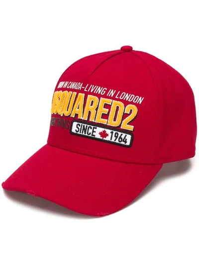Dsquared2 Family Business Cap In Red