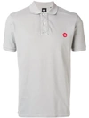Aspesi Logo Polo Shirt In Grey