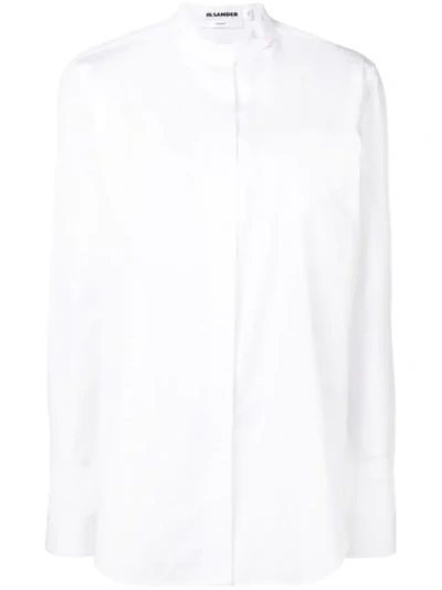Jil Sander Tuesday Chest Pocket Shirt In White