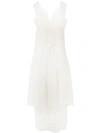 Stella Mccartney Tulle Maxi Dress In Neutrals