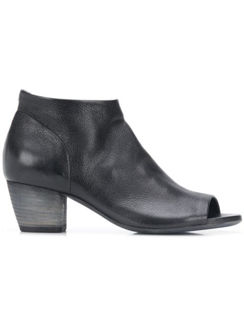 asos design adele hardwear lace up boots in black