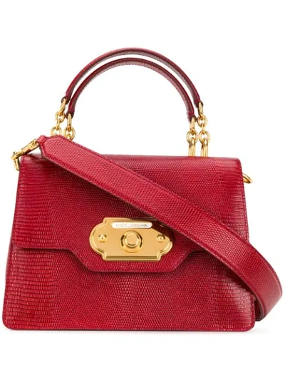 Dolce & Gabbana Welcome Crossbody Bag In Red