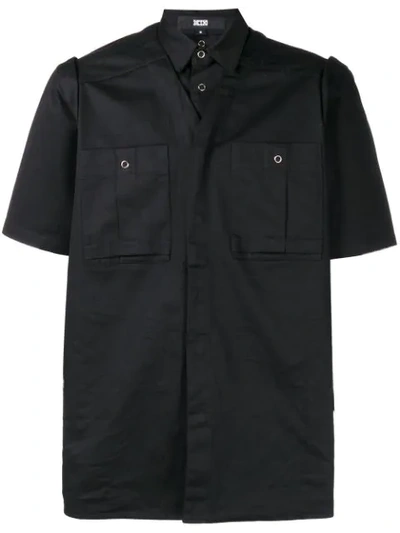 Ktz Detachable Layer T-shirt In Black