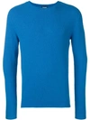 Drumohr Round Neck Jumper In Blue