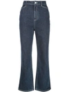 Rosetta Getty Bootcut Jeans In Blue