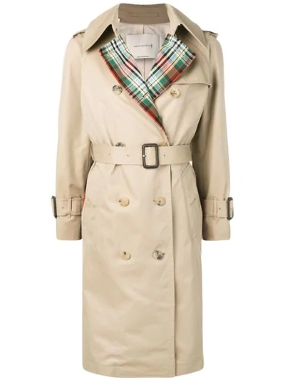 Mackintosh Honey Colour Block Trench Coat Lm-062bs/cb In Brown
