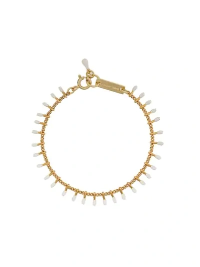 Isabel Marant Spike Bracelet In Gold