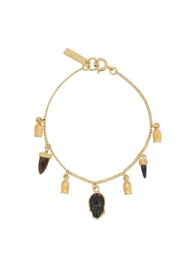Isabel Marant Embellished Stone Bracelet In Gold