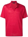 Roberto Collina Classic Polo Shirt In Red