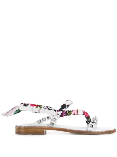 Ash Pattaya Sandals In White