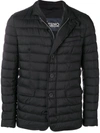 Herno Padded Fitted Style Jacket - Blue