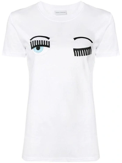 Chiara Ferragni Flirting T-shirt In White