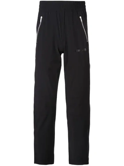 Palm Angels Logo Track Trousers In Black