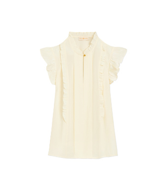 tory burch ruffle shell top