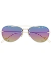 Dior 62mm Aviator Sunglasses In Pink