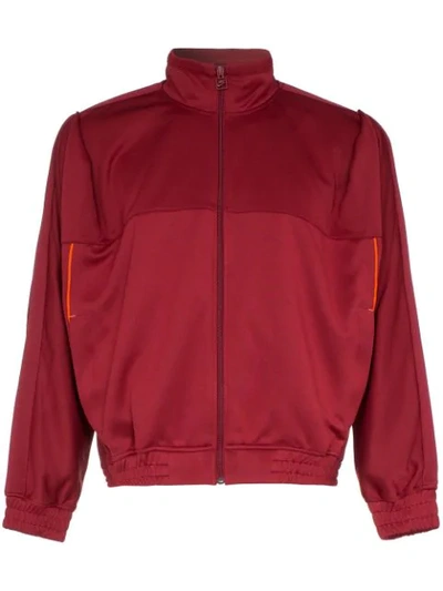 Nike X Martine Rose Maroon Zip Up Track Jacket In Red | ModeSens Nike X Martine Rose Maroon Zip Up Track Jacket In Red | ModeSens