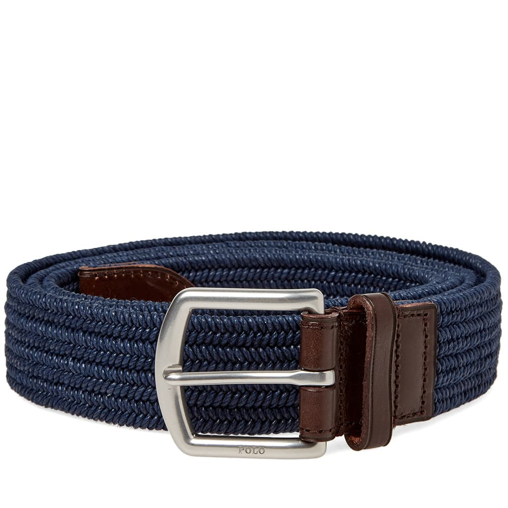 Polo Ralph Lauren Elasticated Woven Belt In Blue | ModeSens