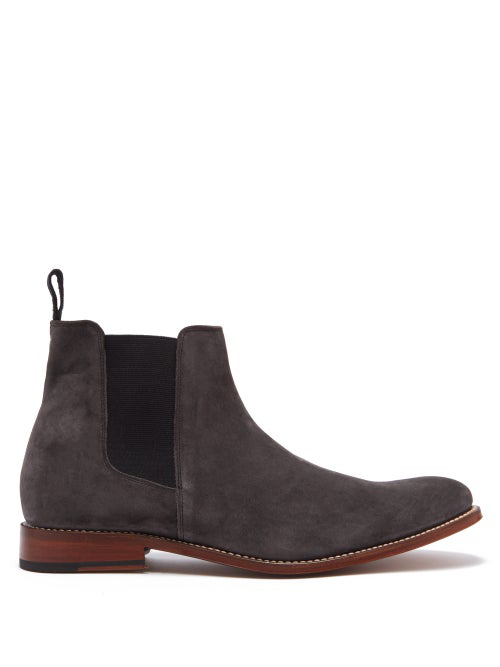 grenson declan suede chelsea boots