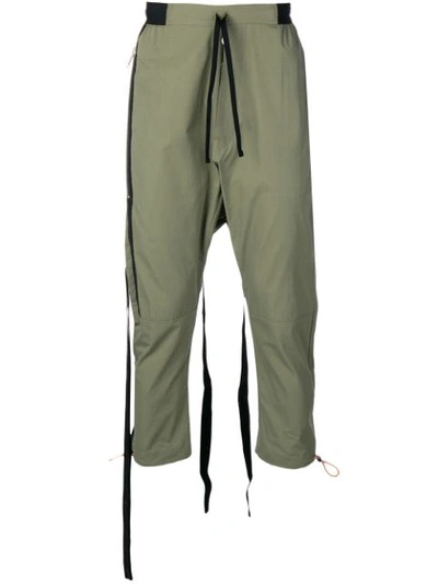 Ben Taverniti Unravel Project Unravel Project Lightweight Tela Drop Crotch Pant In Green