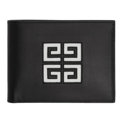 Givenchy 4g Logo Cardholder In 004 Black/w