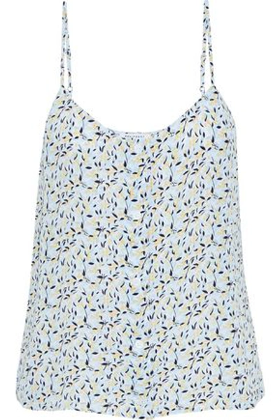 Equipment Printed Washed-silk Camisole In Multicolor