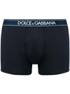 Dolce & Gabbana Boxershorts Mit Logo In Blue