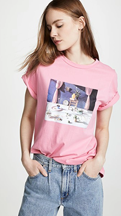 Maggie Marilyn X Billie Culy Billie T-shirt In Pink