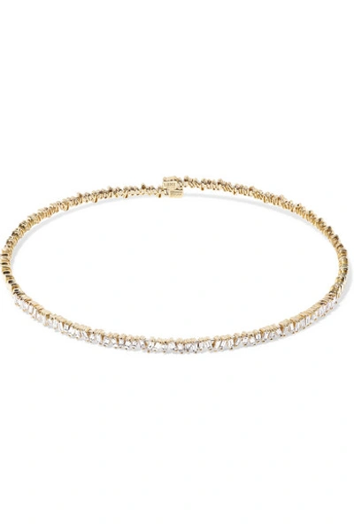 Suzanne Kalan 18-karat Gold Diamond Choker