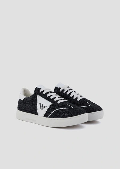 Emporio Armani Sneakers - Item 11647923 In Black