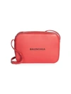 Balenciaga Small Everyday Leather Camera Bag In Red