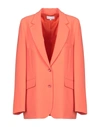 Patrizia Pepe Suit Jackets In Orange