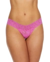 Hanky Panky Low-rise Thong In Raspberry Ice